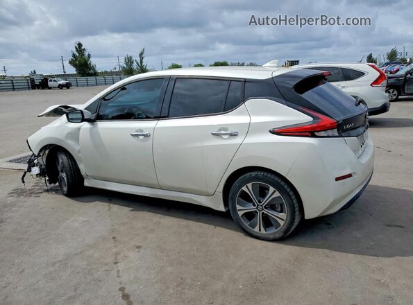 1N4BZ1DP8LC307078 2020 NISSAN LEAF White უკანა მარცხენა