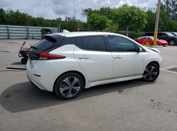1N4BZ1DP8LC307078 2020 NISSAN LEAF White უკანა მარჯვენა