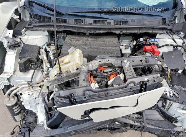 1N4BZ1DP8LC307078 2020 NISSAN LEAF White უკანა სალონის ხედი