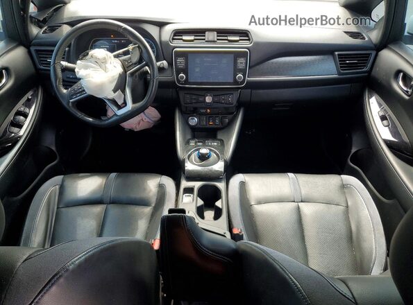 1N4BZ1DP8LC307078 2020 NISSAN LEAF White წინა პანელის ხედი