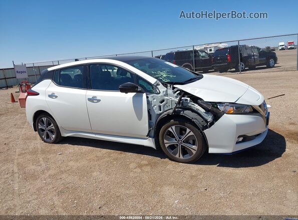 1N4BZ1DV1NC558087 2022 NISSAN LEAF White Widok wnętrza 360 stopni