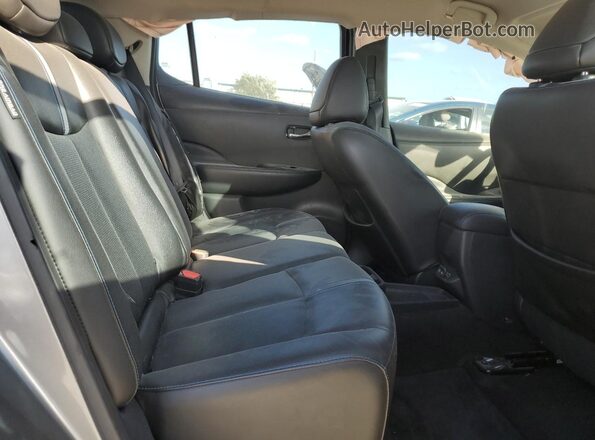 1N4BZ1DV7NC558319 2022 NISSAN LEAF Gray Вид задніх сидінь
