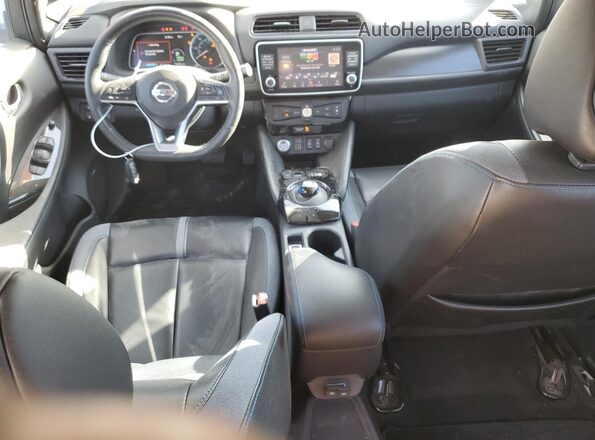 1N4BZ1DV7NC558319 2022 NISSAN LEAF Gray Вид панелі приладів