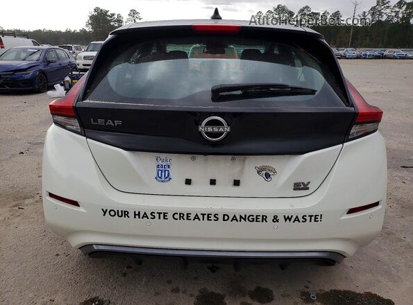 1N4CZ1CV0PC553469 2023 NISSAN LEAF White Widok z tyłu