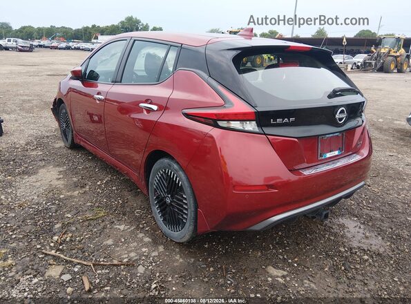 1N4CZ1CV3PC555961 2023 NISSAN LEAF Бордовый Задняя левая четверть
