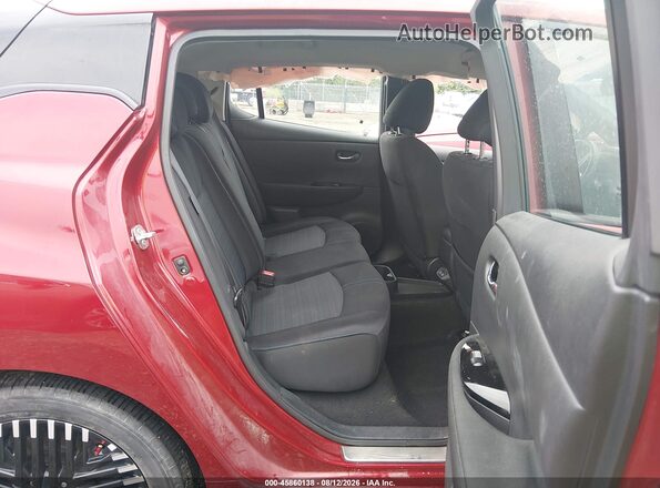 1N4CZ1CV3PC555961 2023 NISSAN LEAF Бордовый Вид наклейки с VIN-кодом