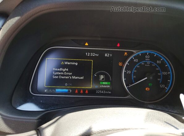 1N4CZ1CV4SC560045 2025 NISSAN LEAF Gray Vista del cuadro de instrumentos