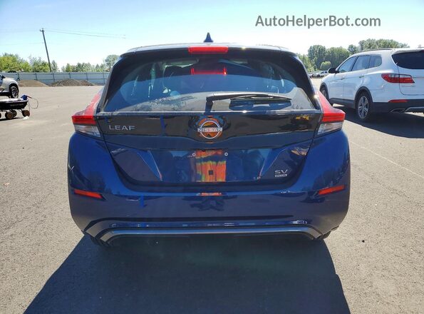 1N4CZ1CV6SC560550 2025 NISSAN LEAF Blue უკანა ხედი