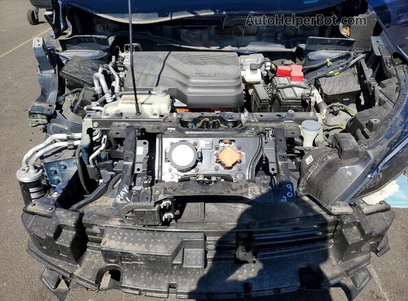 1N4CZ1CV6SC560550 2025 NISSAN LEAF Blue უკანა სალონის ხედი