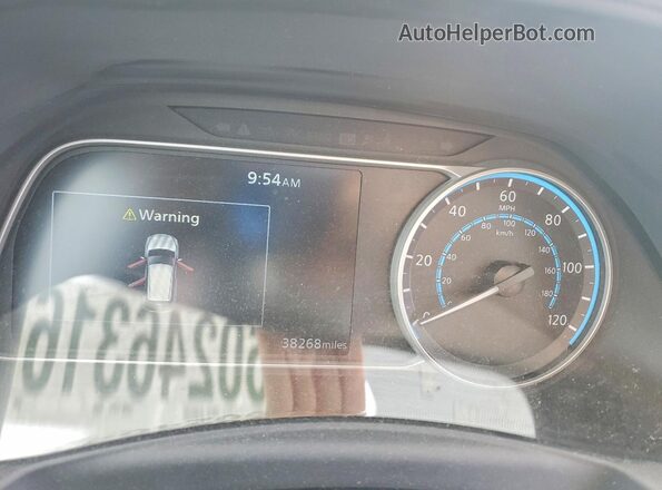 1N4CZ1CV8RC553092 2024 NISSAN LEAF White Instrument cluster view