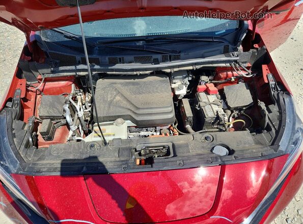 1N4CZ1CV9SC566651 2025 NISSAN LEAF Красный Вид задней части салона