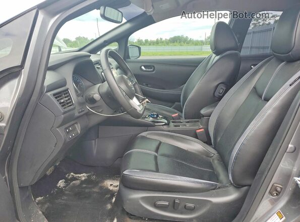 1N4CZ1DV0PC562817 2023 NISSAN LEAF Gray წინა სალონის ხედი