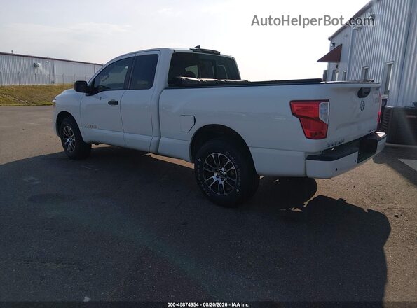 1N6AA1CD6NN107681 2022 NISSAN TITAN White Հետևի ձախ