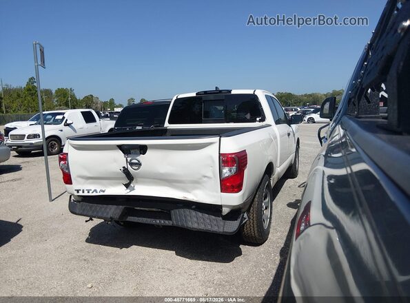 1N6AA1CE0NN106499 2022 NISSAN TITAN Белый Задняя правая четверть