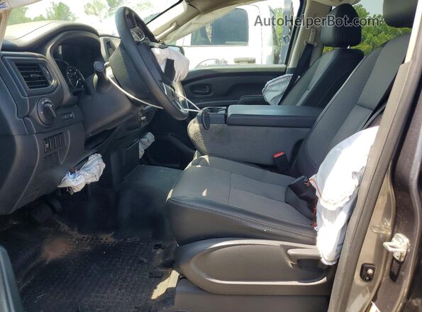 1N6AA1EC7MN524052 2021 NISSAN TITAN Gray Вид салону спереду