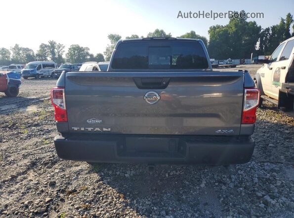 1N6AA1EC7MN524052 2021 NISSAN TITAN Gray Вид ззаду