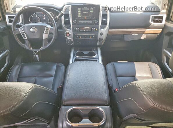 1N6AA1ED0LN504880 2020 NISSAN TITAN White Առջևի վահանակի տեսք