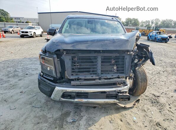 1N6AA1ED1MN518868 2021 NISSAN TITAN Black წინა ხედი