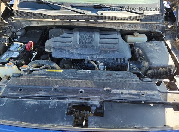1N6AA1ED2MN505482 2021 NISSAN TITAN Синий Вид задней части салона