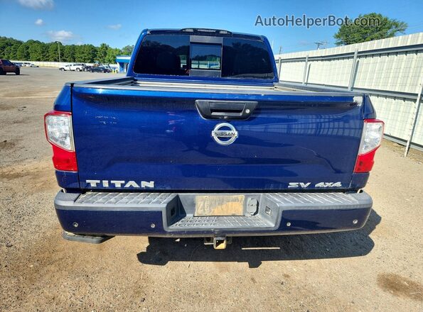 1N6AA1ED2MN505482 2021 NISSAN TITAN Синий Вид сзади