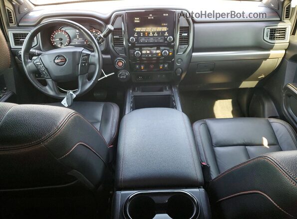 1N6AA1ED5MN526407 2021 NISSAN TITAN Gray Вид панелі приладів