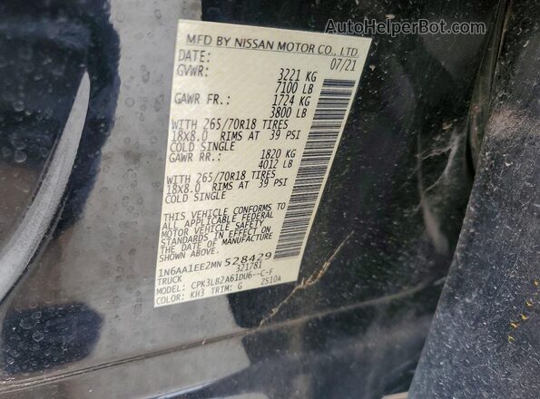 1N6AA1EE2MN528429 2021 NISSAN TITAN Серый 