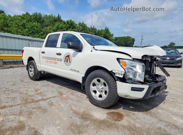 1N6AA1EEXMN528582 2021 NISSAN TITAN White Front right