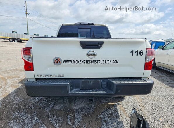 1N6AA1EEXMN528582 2021 NISSAN TITAN White Rear view