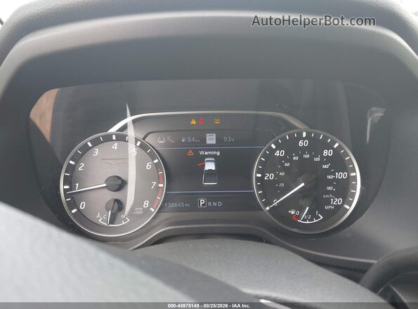 1N6AA1EF1LN507241 2020 NISSAN TITAN Красный Вид задних сидений