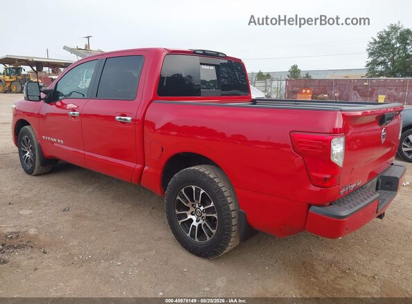 1N6AA1EF1LN507241 2020 NISSAN TITAN Красный Задняя левая четверть