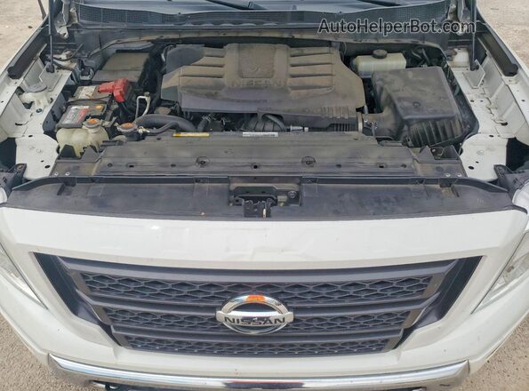 1N6AA1EF4MN520311 2021 NISSAN TITAN White Vista interior trasera