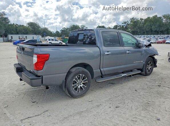 1N6AA1EF8LN508676 2020 NISSAN TITAN Серый Задняя правая четверть