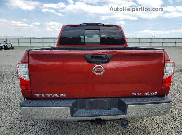 1N6AA1EJ0KN516239 2019 NISSAN TITAN Red Vista trasera