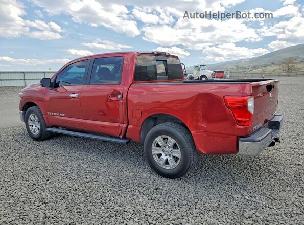 1N6AA1EJ0KN516239 2019 NISSAN TITAN Red Trasero izquierdo