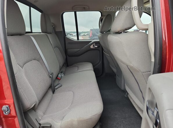 1N6AD0ER4KN797923 2019 NISSAN FRONTIER Burgundy Հետևի նստատեղերի տեսք