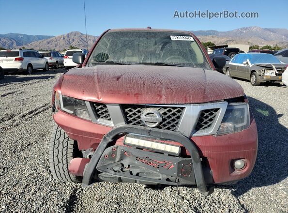 1N6AD0ER5HN764955 2017 NISSAN FRONTIER Red VIN կոդի պիտակի տեսք