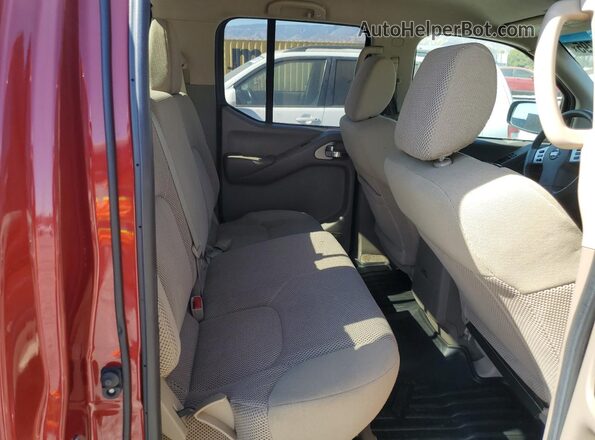 1N6AD0ER5HN764955 2017 NISSAN FRONTIER Red Հետևի նստատեղերի տեսք