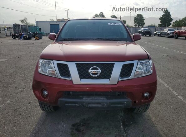 1N6AD0EV0GN772750 2016 NISSAN FRONTIER Red Vista frontal