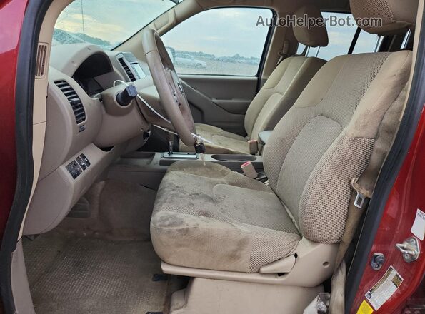 1N6AD0EV4HN746721 2017 NISSAN FRONTIER Red Vista interior delantera