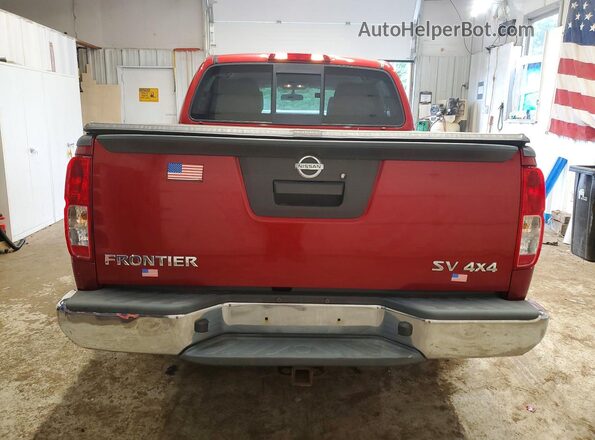 1N6AD0EV8GN793913 2016 NISSAN FRONTIER Maroon Rear view