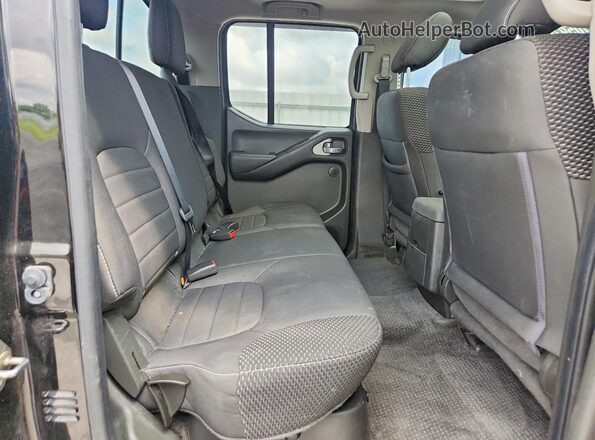 1N6AD0EV8JN744010 2018 NISSAN FRONTIER Black უკანა სავარძლების ხედი