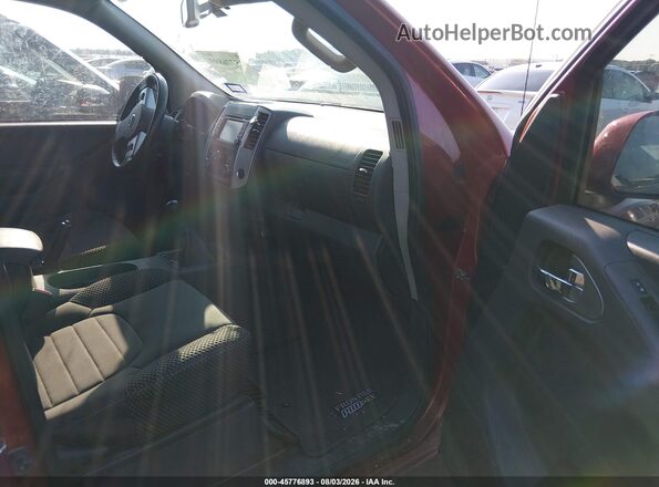 1N6AD0EVXHN745928 2017 NISSAN FRONTIER Burgundy Вид салону спереду
