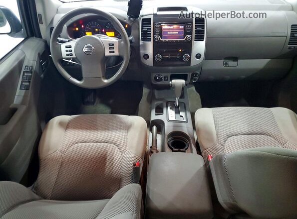 1N6AD0EVXJN735809 2018 NISSAN FRONTIER White Widok deski rozdzielczej
