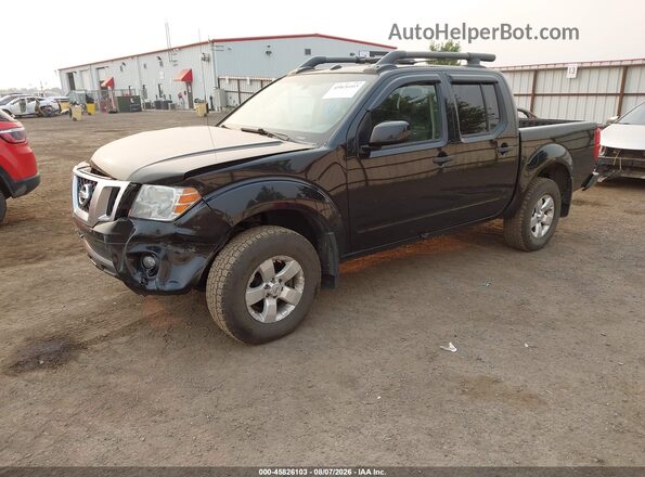 1N6AD0EVXKN753020 2019 NISSAN FRONTIER Black Առջևի ձախ երեք քառորդ տեսարան