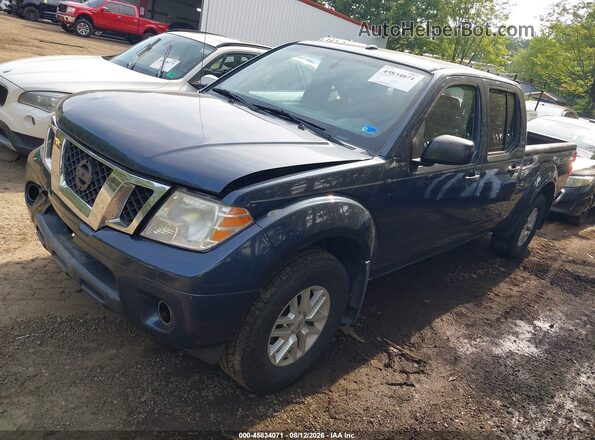 1N6AD0FR4HN735591 2017 NISSAN FRONTIER Синий Передняя левая четверть