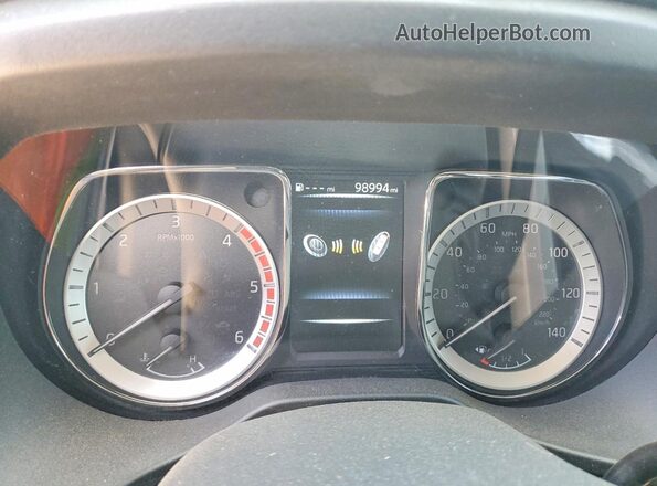 1N6BA1F20GN503722 2016 NISSAN TITAN Black Widok zestawu wskaźników