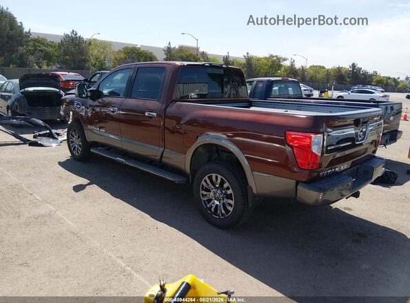 1N6BA1F26GN509931 2016 NISSAN TITAN XD Коричневый Задняя левая четверть