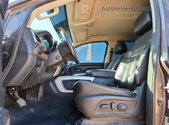 1N6BA1F29GN512872 2016 NISSAN TITAN Brown Առջևի վահանակի տեսք