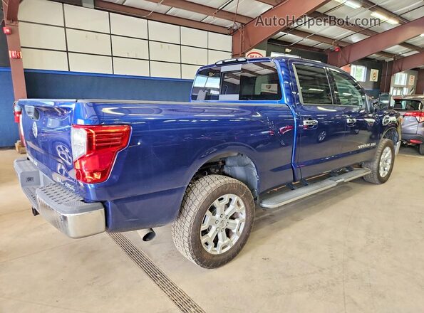 1N6BA1F40GN504936 2016 NISSAN TITAN Синий Вид сзади
