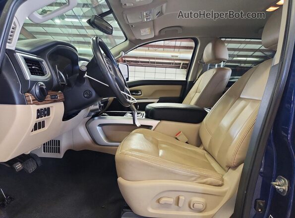 1N6BA1F40GN504936 2016 NISSAN TITAN Синий Вид наклейки с VIN-кодом